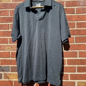 Under Armour Mens Short Sleeve Polo Shirt Loose Fit HeatGear Grey Size XL